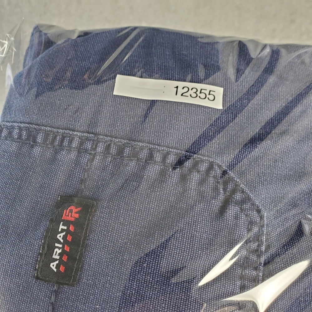 Ariat FR M5 Work Pants Blue Flame Resistant tag sz 44X30 Fits 42X28.5 CAT2 2112